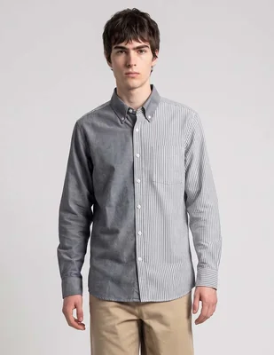 Camisa casual Aéropostale de algodón manga larga para hombre