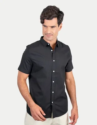 Camisa casual 98 Coast Av de algodón para hombre
