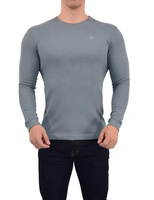Playera John Leopard Ribbed cuello redondo para hombre