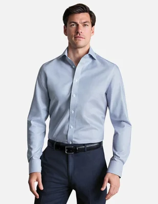 Camisa de vestir Charles Tyrwhittde algodón manga larga para hombre