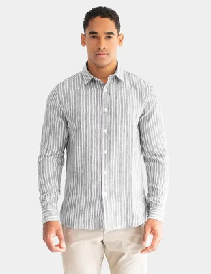 Camisa casual Generra manga larga para hombre