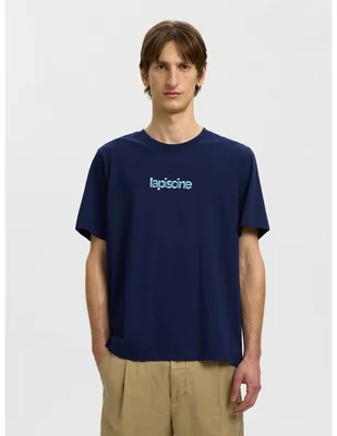 Playera selected cuello redondo para hombre
