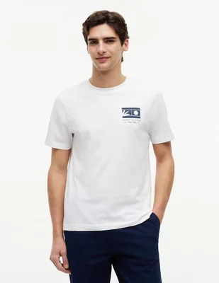 Playera tommy hilfiger cuello redondo para hombre