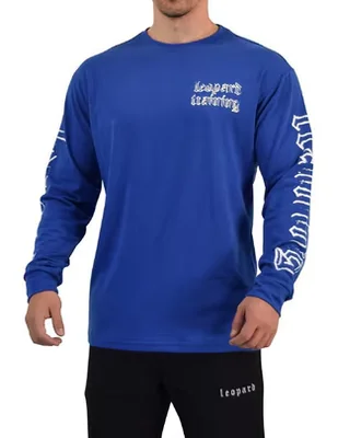 Playera John Leopard Power Logo Sleeve cuello redondo para hombre