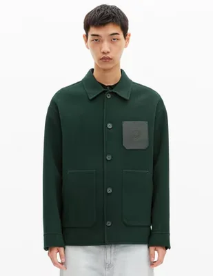 Sobrecamisa casual The Kooples de lana manga larga para hombre
