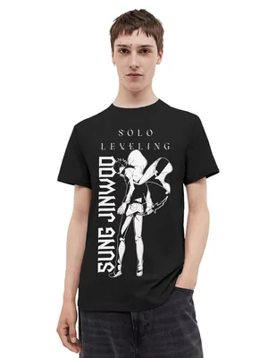 Playera aurimoda solo leveling cuello redondo para hombre