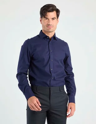 Camisa de vestir Charles Tyrwhitt de algodón manga larga para hombre