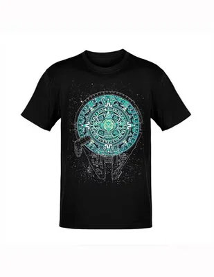 Playera Karani-Art Calendario Milenario cuello redondo para hombre