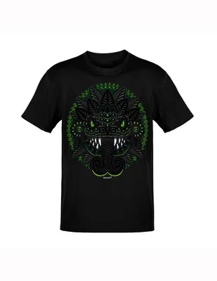 Playera Karani-Art Kukulkan cuello redondo para hombre