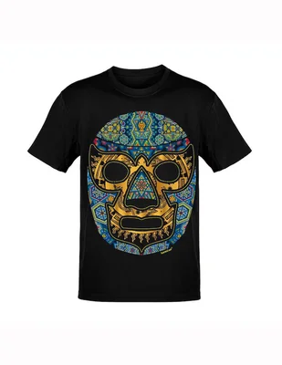 Playera Karani-Art luchol cultura mexicana cuello redondo para hombre