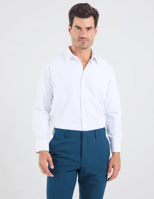 Camisa formal john henry manga larga para hombre