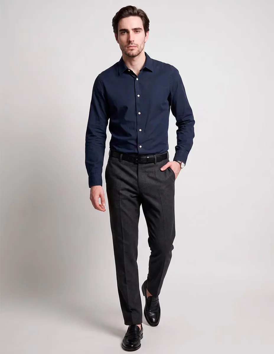 Camisa casual Elemento Uomo manga larga para hombre
