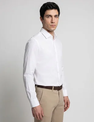 Camisa business casual Scappino manga larga para hombre