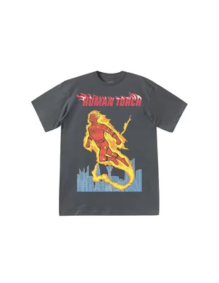 Playera Mascara de Latex Los 4 Fantásticos cuello redondo para hombre