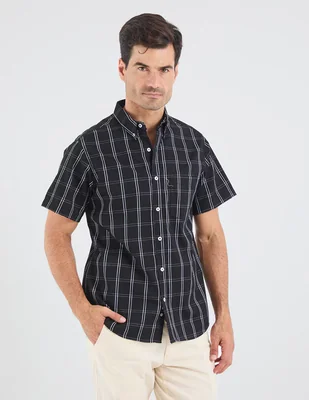 Camisa casual Regent Street manga corta para hombre