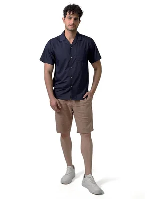 Camisa casual Generra de algodón manga corta para hombre