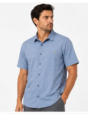 Camisa casual 5.11 tactical de algodón manga corta para hombre