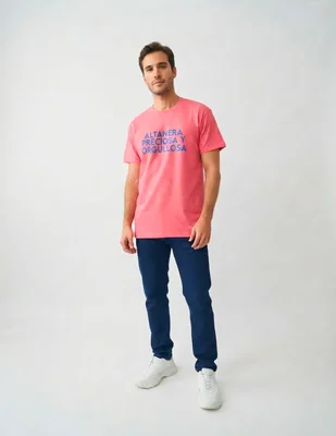 Playera chico malo cuello redondo para hombre
