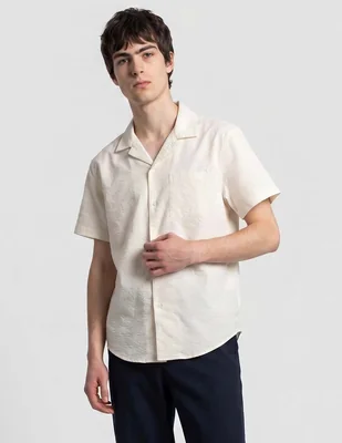 Camisa casual Aéropostale de algodón manga corta para hombre