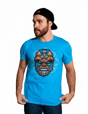 Playera Karani-Art Fantaztec cuello redondo para hombre