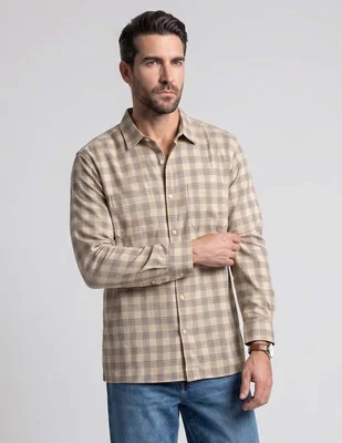 Camisa JBE manga larga para hombre