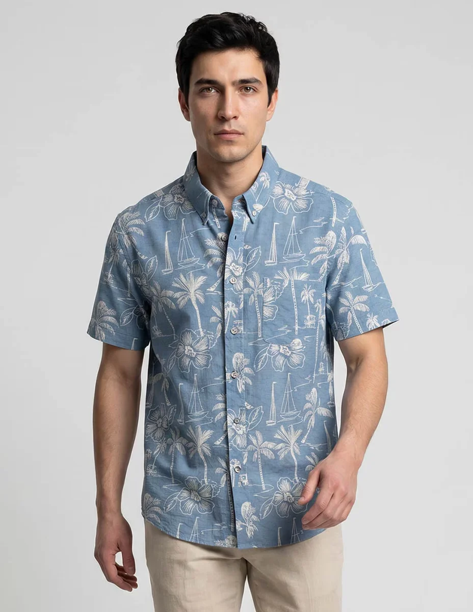 Camisa algodón para hombre