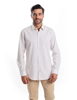 Camisa casual Kenneth Cole de algodón manga larga para hombre