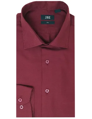 Camisa formal jbe manga larga para hombre