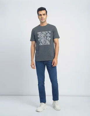 Playera chico malo cuello redondo para hombre