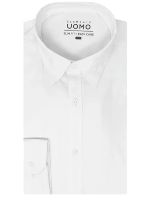 Camisa formal elemento uomo mezcla de materiales manga larga para hombre