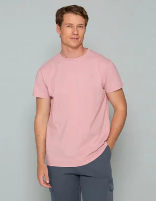 Playera scotta manga corta de algodón para hombre