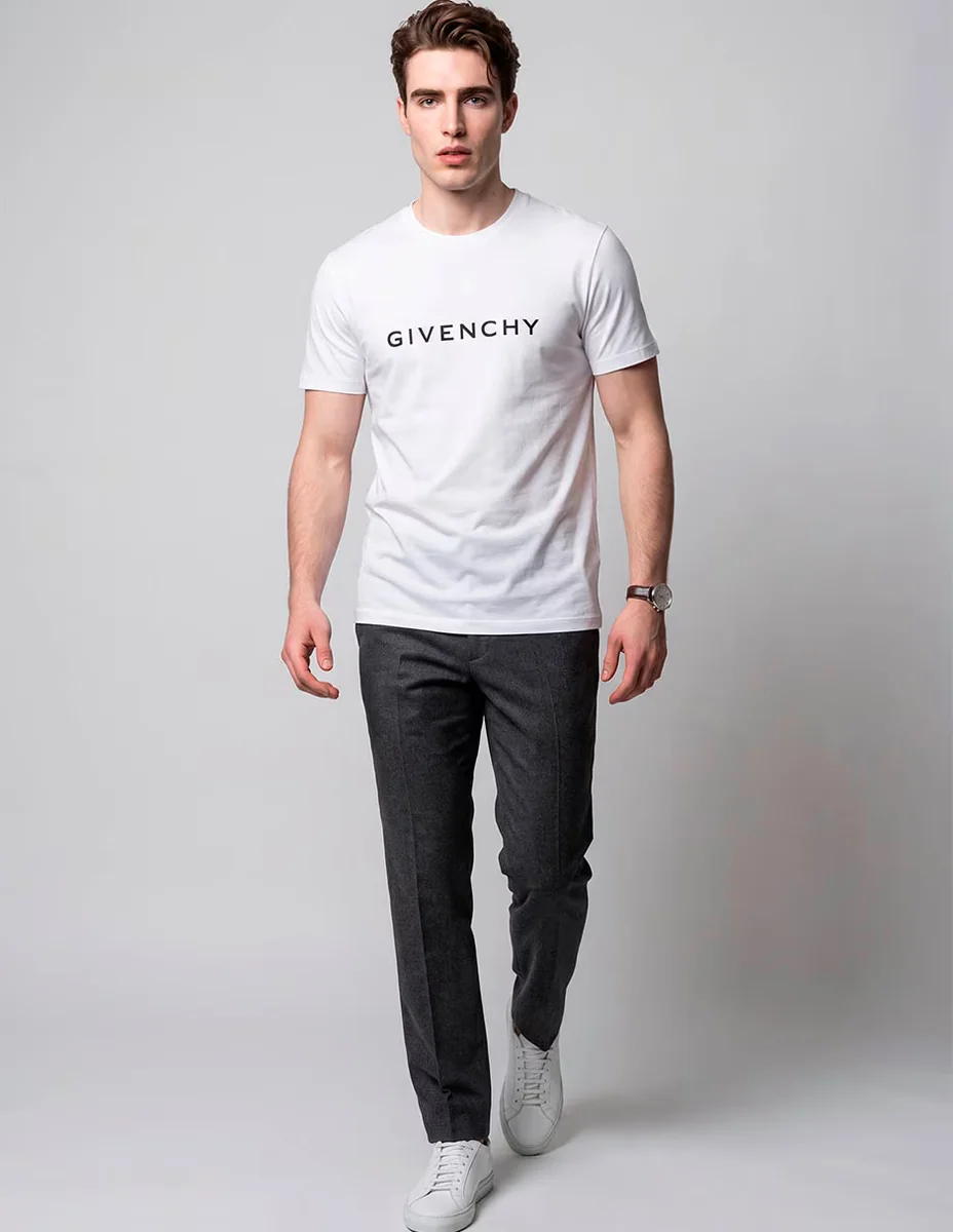 Playera givenchy cuello redondo para hombre