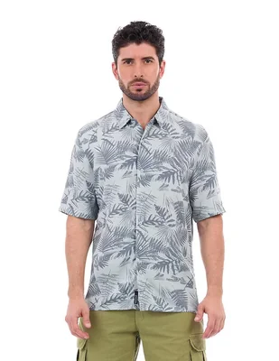 Camisa casual Buffalo Jeans David Bitton manga corta para hombre