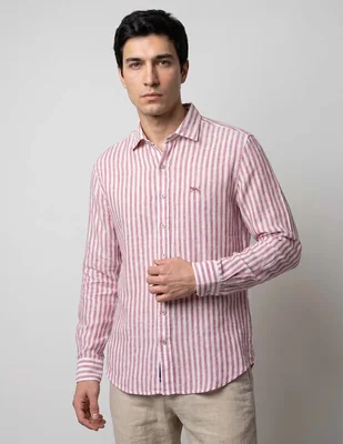 Camisa casual Rodd & Gunn de algodón manga larga para hombre