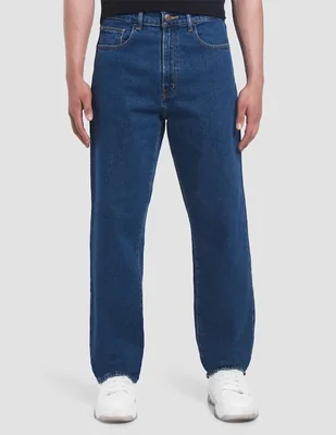 Jeans relaxed baggy Oggi Jeans Croster Baggy lavado stone wash para hombre