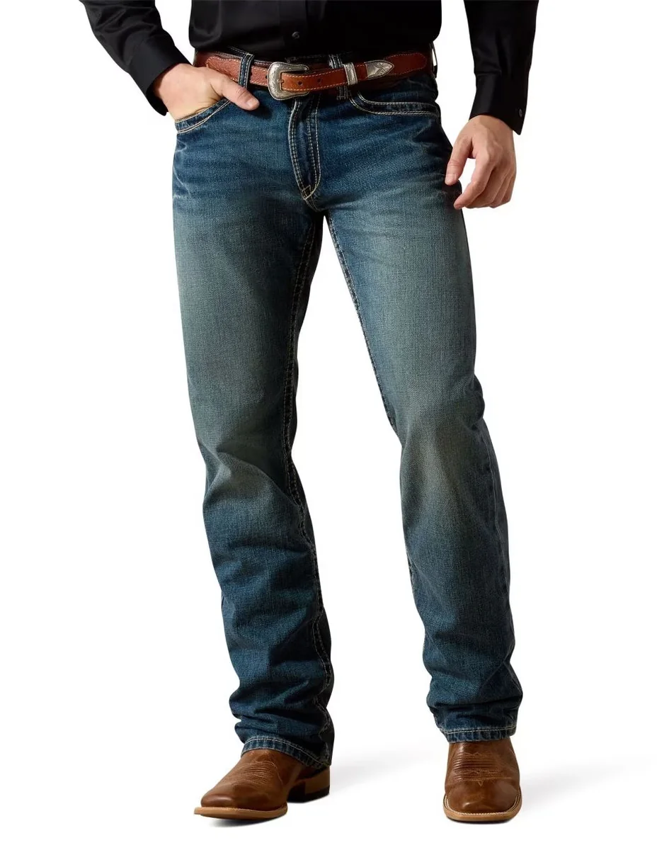 Jeans boot Ariat deslavado para hombre