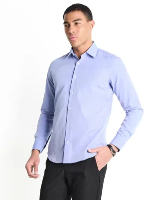 Camisa de vestir Scappino de algodón manga larga para hombre