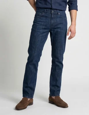 Jeans straight Scappino lavado medio para hombre