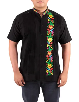 Guayabera manga corta Teya Artesanal para hombre