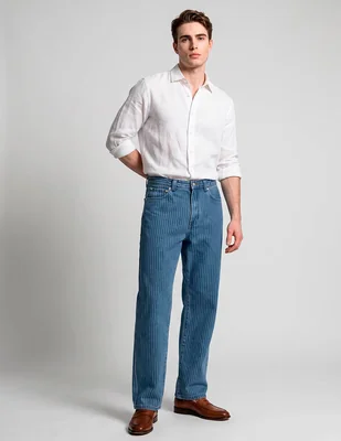 Jeans relaxed Pompeii lavado medio para hombre
