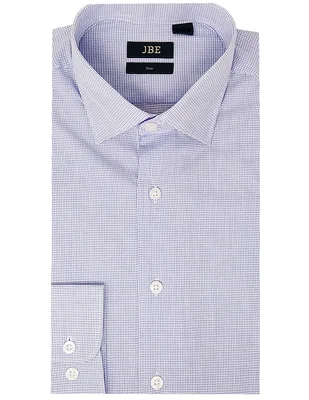 Camisa de vestir JBE manga larga para hombre