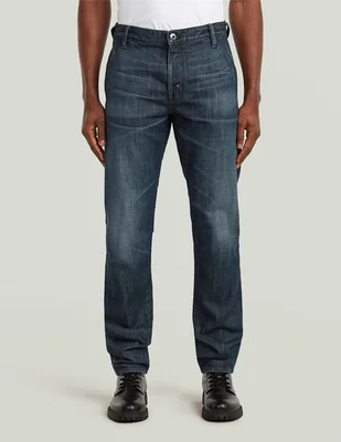 Jeans carpenter taper g-star deslavado para hombre
