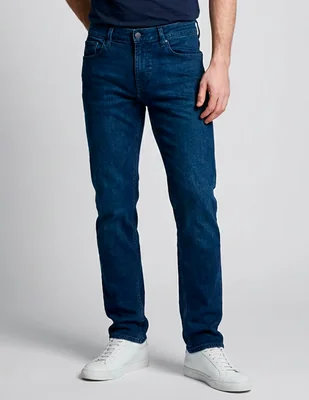 Jeans straight scappino lavado medio para hombre