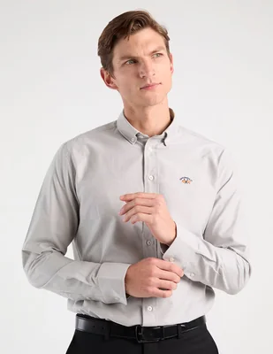 Camisa business casual Spagnolo de algodón manga larga para hombre