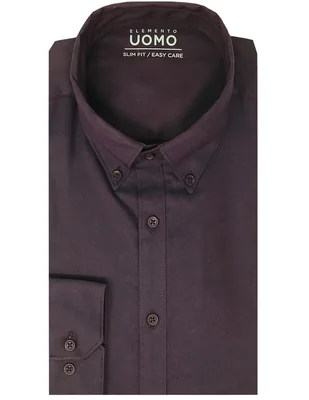 Camisa formal elemento uomo mezcla de materiales manga larga para hombre