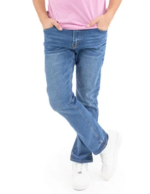 Jeans straight Forever 21 lavado medio para hombre