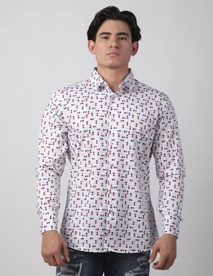 Camisa casual Benziny manga larga para hombre