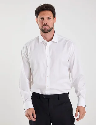 Camisa de vestir Calderoni manga larga para hombre