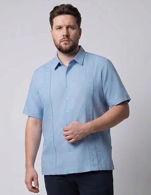 Guayabera manga corta para hombre
