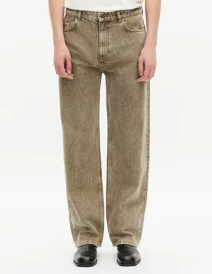 Jeans straight The Kooples lavado claro para hombre